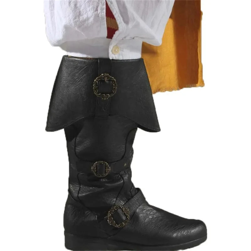 Bota Medieval Pirata Cosplay – Steampunk Viking | Halloween e Carnaval para Homens e Mulheres