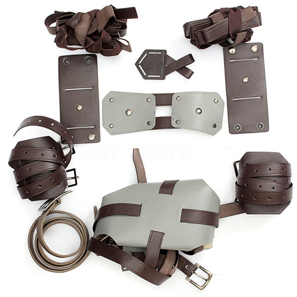 Fantasia Attack on Titan – Levi, Mikasa, Eren ou Hange | Kit Completo com Peruca