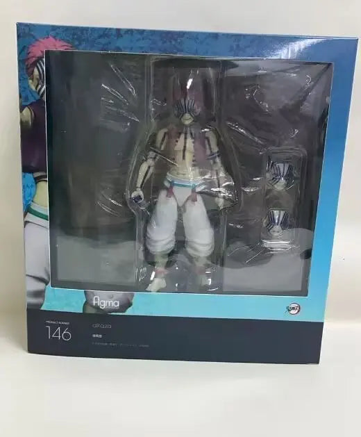 Figma – Action Figure Articulada Rengoku Kyojuro com Efeito de Chamas | Demon Slayer