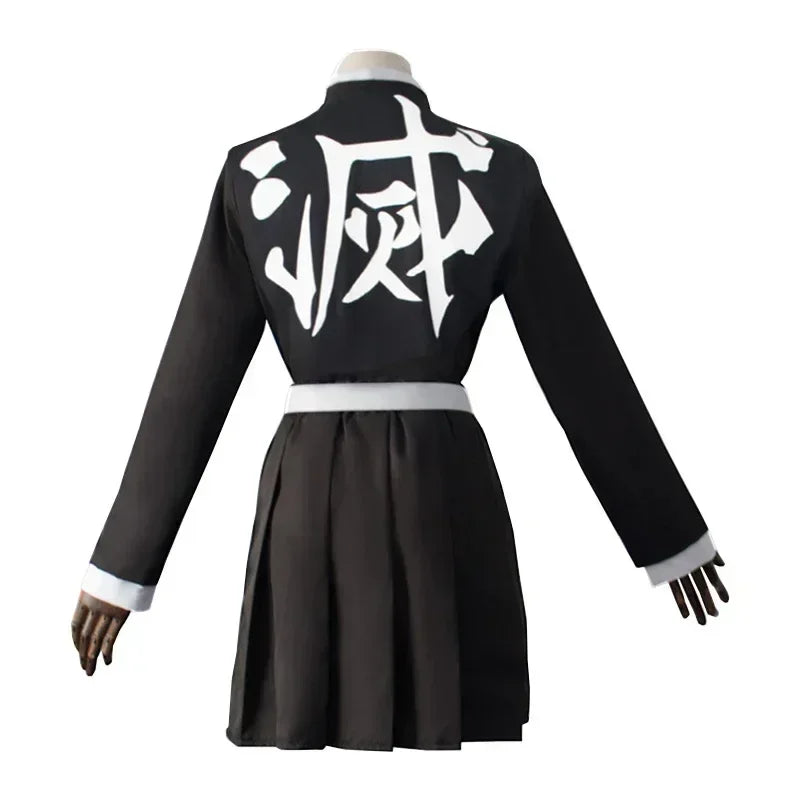 Fantasia Kanroji Mitsuri Cosplay Kit Tattoo – Demon Slayer | Kimono Haori com Peruca