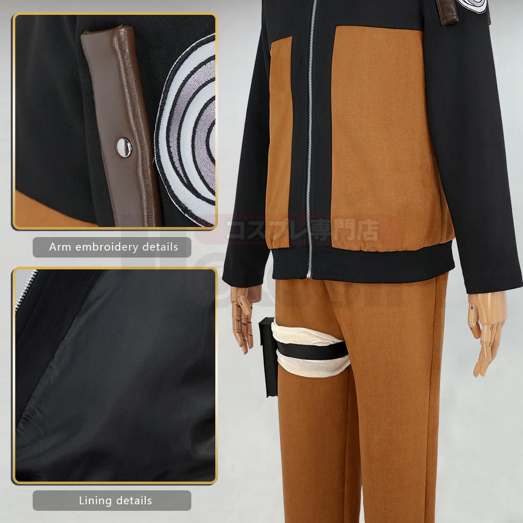 Fantasia Uzumaki Naruto Cosplay – Naruto Shippuden | Uniforme Completo Adulto