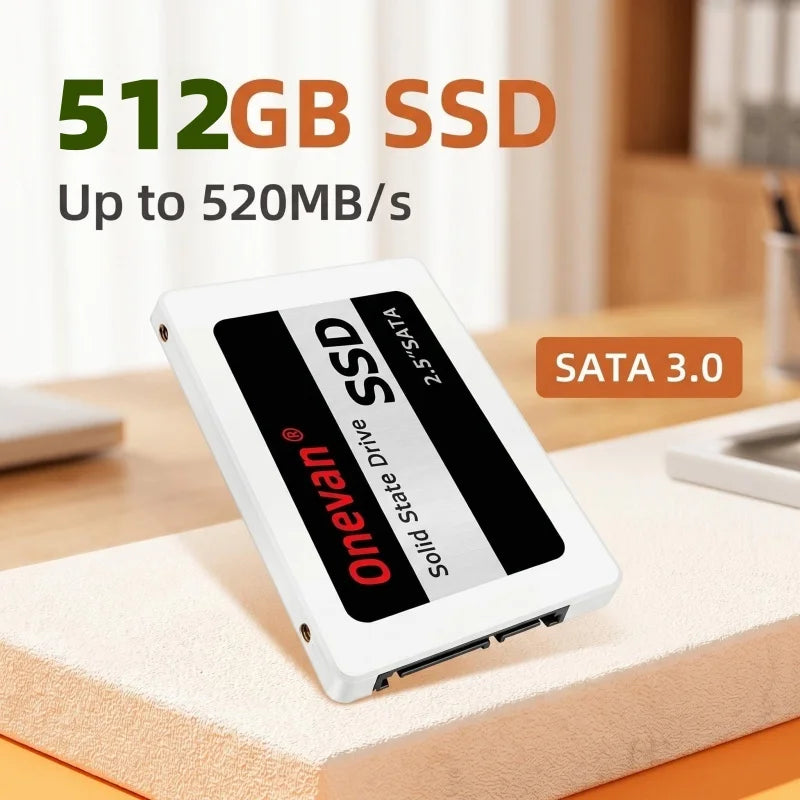 SSD e HD Interno 2.5" SATA para Notebook – 120GB 240GB 512GB 1TB 2TB