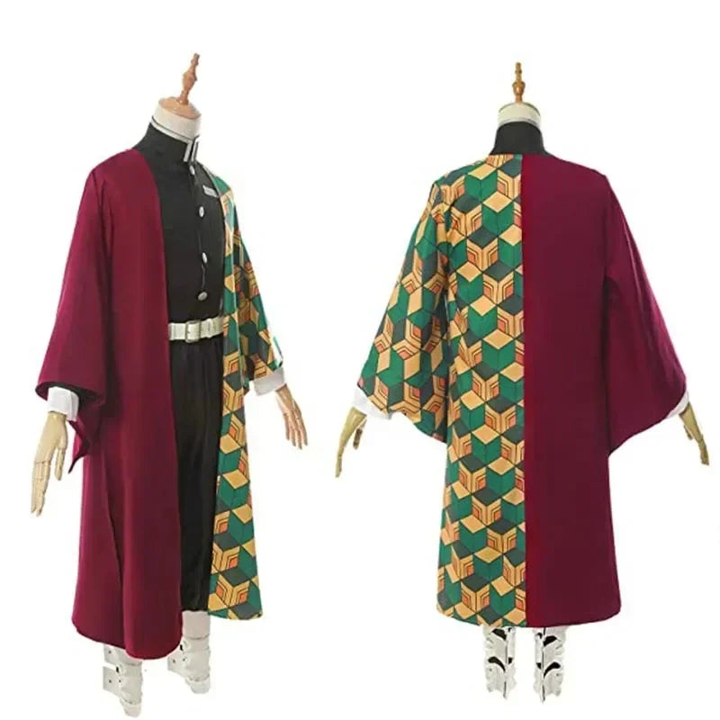 Fantasia Tomioka Giyuu Cosplay – Demon Slayer | Uniforme Completo para Crianças e Adultos