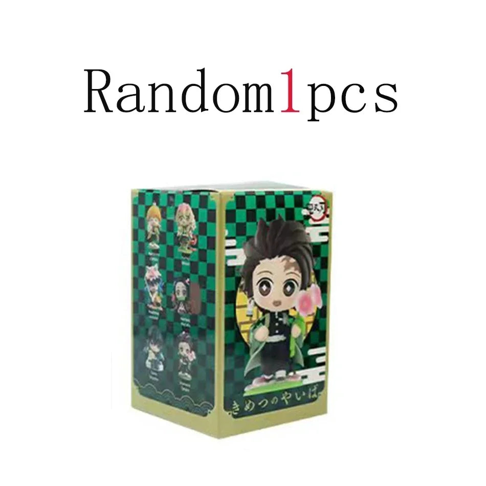 Kit 12 Bonecos Colecionáveis Demon Slayer Versão Q – PVC 6–9cm | Coleção Completa