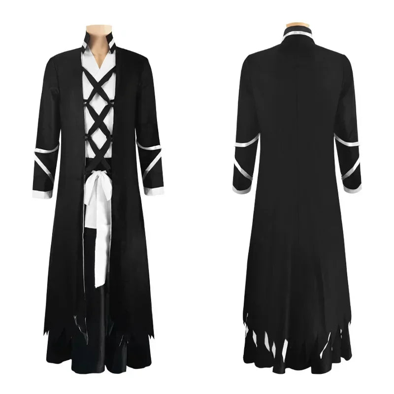 Fantasia Kurosaki Ichigo Cosplay – Bleach | Kimono Shinigami Mugetsu/Tensa Zangetsu
