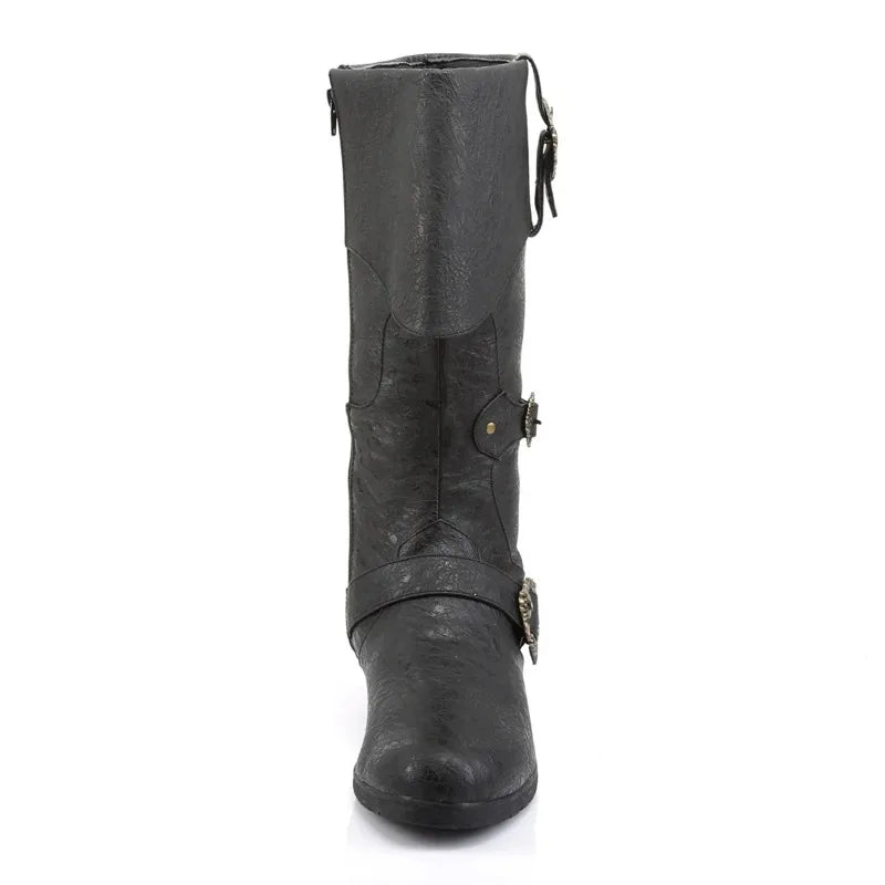 Bota Medieval Pirata Cosplay – Steampunk Viking | Halloween e Carnaval para Homens e Mulheres