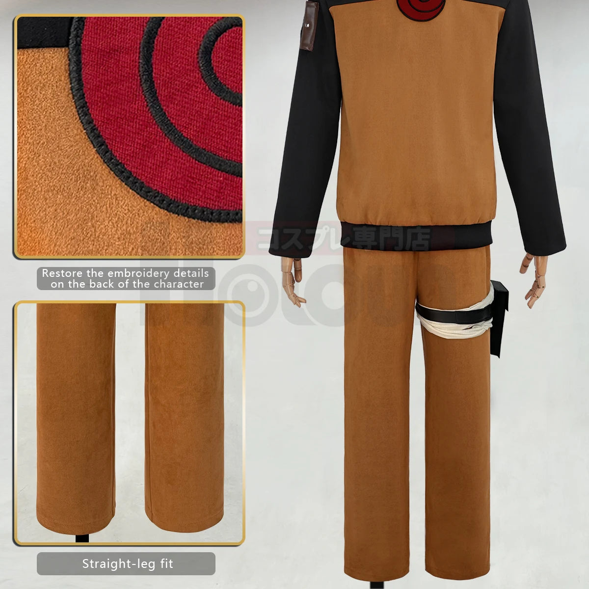 Fantasia Uzumaki Naruto Cosplay – Naruto Shippuden | Uniforme Completo Adulto