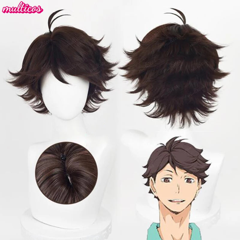 Peruca Cosplay Haikyuu!! – Diversos Personagens | Tamanho Único com Rede