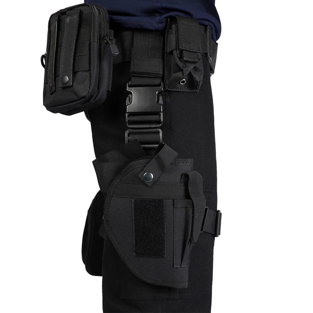 Acessórios Leon Kennedy Cosplay – Resident Evil | Colete Tático, Cinto e Coldres