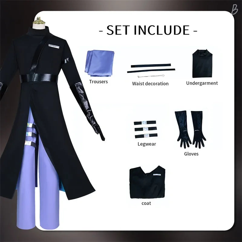 Fantasia Ivan Till Cosplay – Alien Stage | Uniforme Estilo Chinês em Jacquard