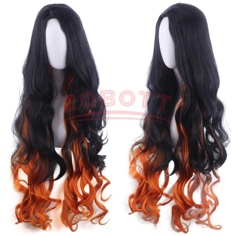 Fantasia Kamado Nezuko Cosplay – Demon Slayer | Kimono para Meninas e Adultos