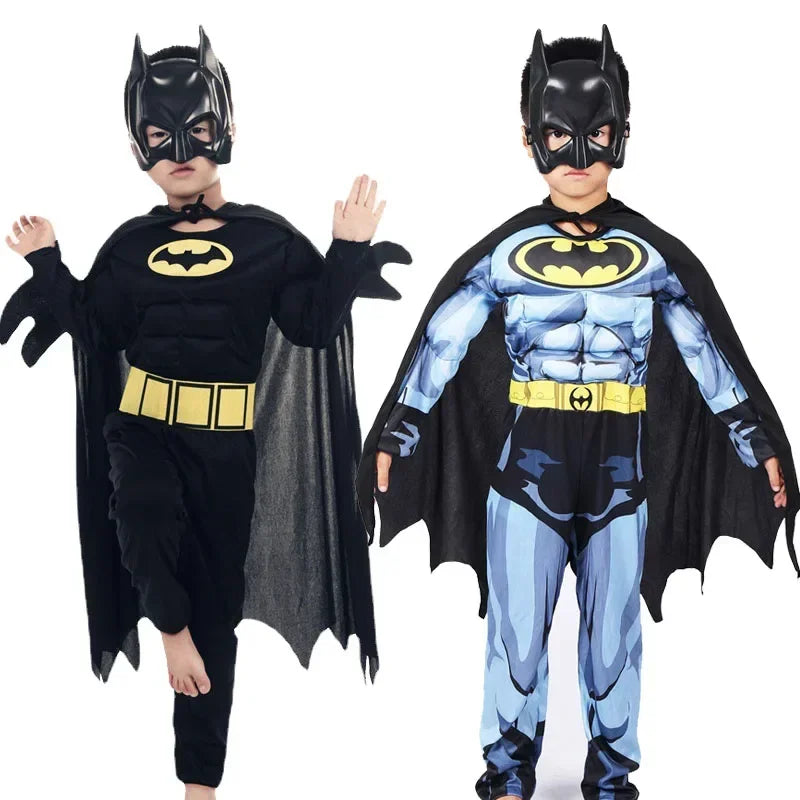 Fantasia Infantil Morcego Super-Herói – Macacão Halloween para Meninos