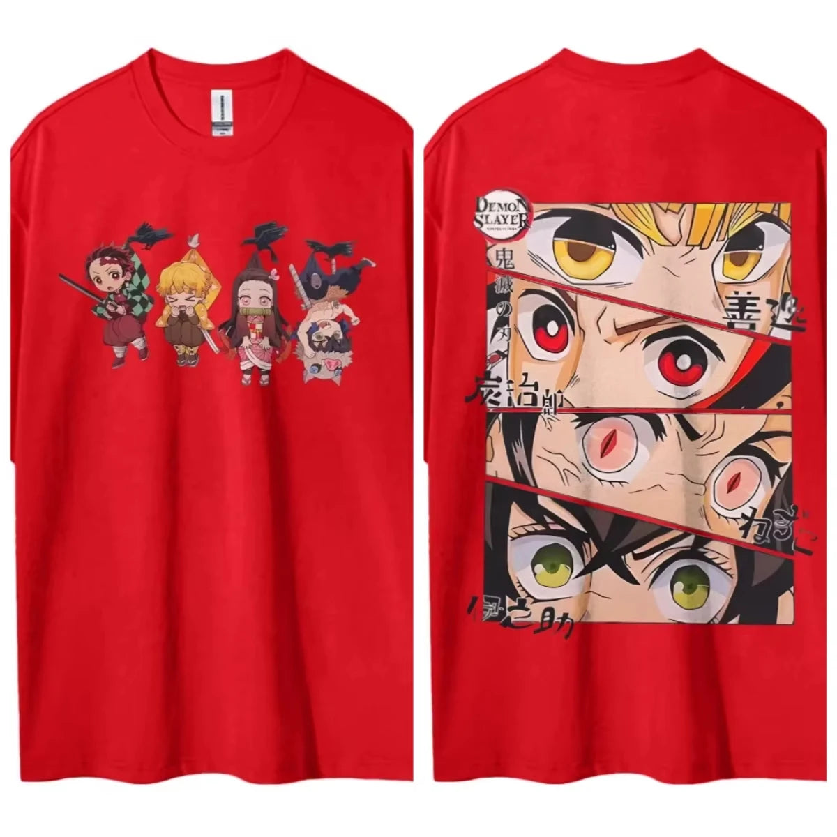 Camiseta Infantil Demon Slayer – Tanjiro Kamado | Manga Curta, Unissex, Tamanhos 100–160