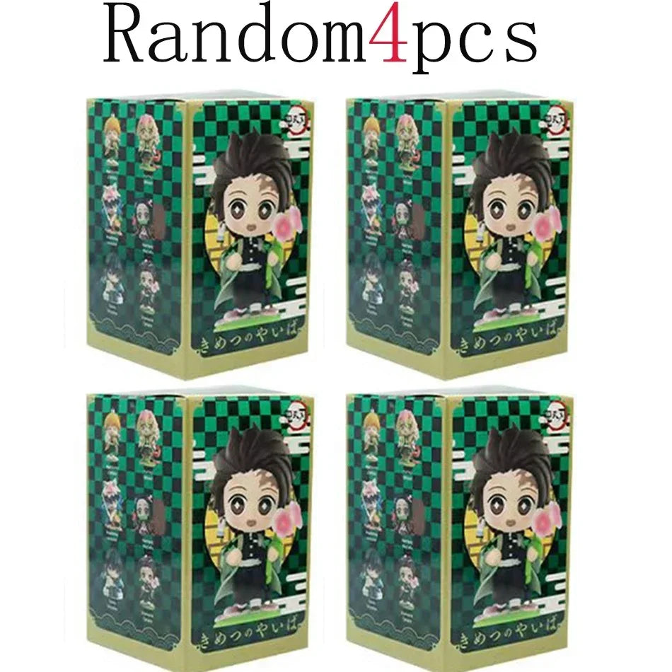 Kit 12 Bonecos Colecionáveis Demon Slayer Versão Q – PVC 6–9cm | Coleção Completa