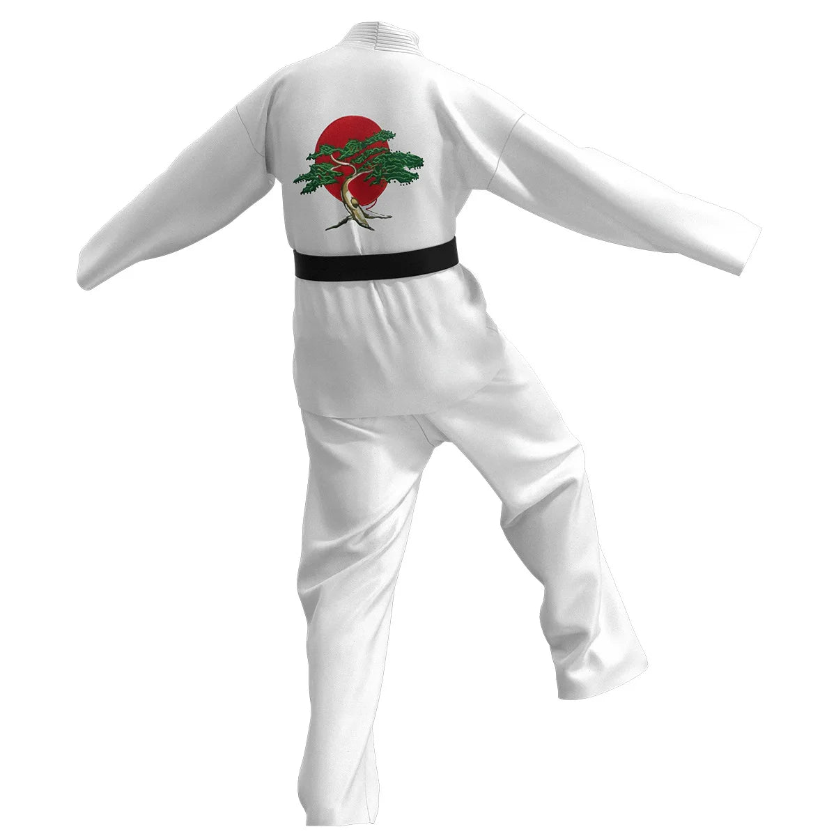 Fantasia Cobra Kai Cosplay – Karatê | Kimono Preto ou Branco para Crianças e Adultos