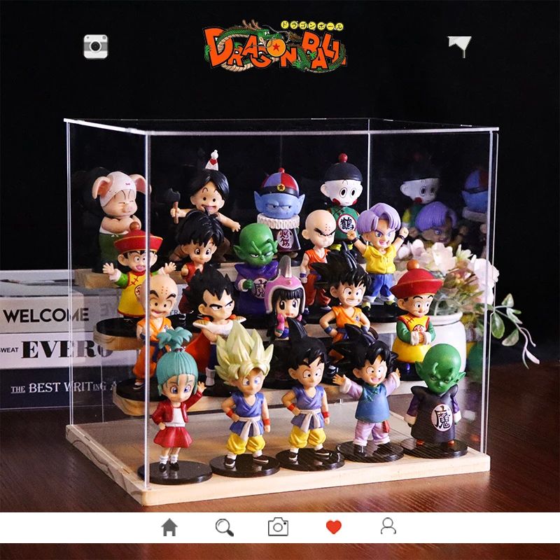 Dragon Ball Z Anime Figura Caixa Mistério 12pcs Aleatória Cápsula Gacha Brinqued