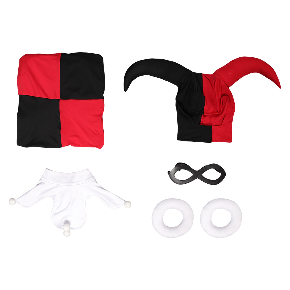 Fantasia Harley Quinn Cosplay – Macacão, Máscara e Acessórios | Halloween e Carnaval