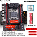 Kit Placa-Mãe QIYIDA X99 H9S com Xeon E5 2630 V4, DDR4 16GB, NVME M.2 e TPM 2.0