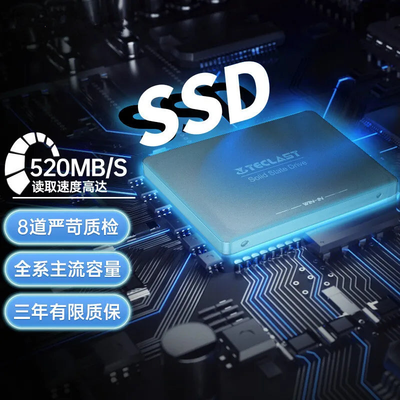 SSD e HD Interno 2.5" SATA para Notebook – 120GB 240GB 512GB 1TB 2TB