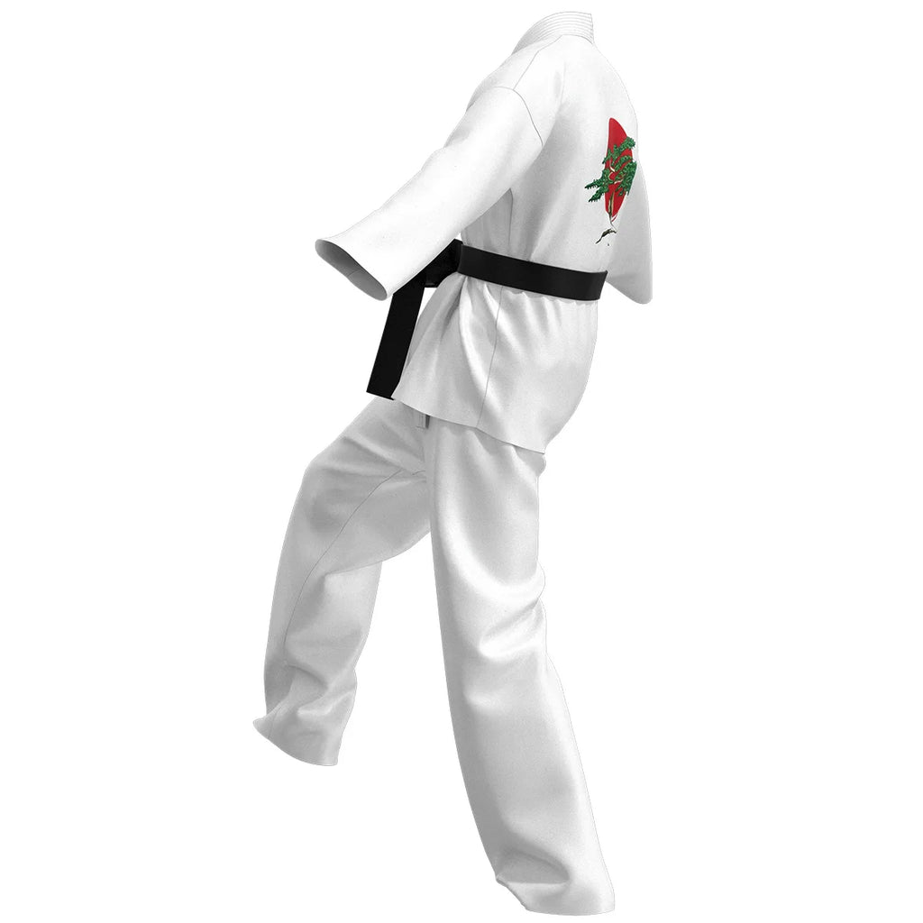 Fantasia Cobra Kai Cosplay – Karatê | Kimono Preto ou Branco para Crianças e Adultos