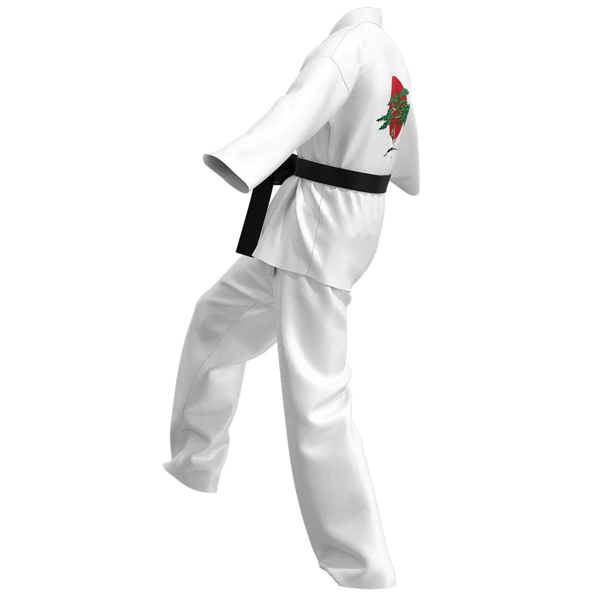 Fantasia Cobra Kai Cosplay – Karatê | Kimono Preto ou Branco para Crianças e Adultos