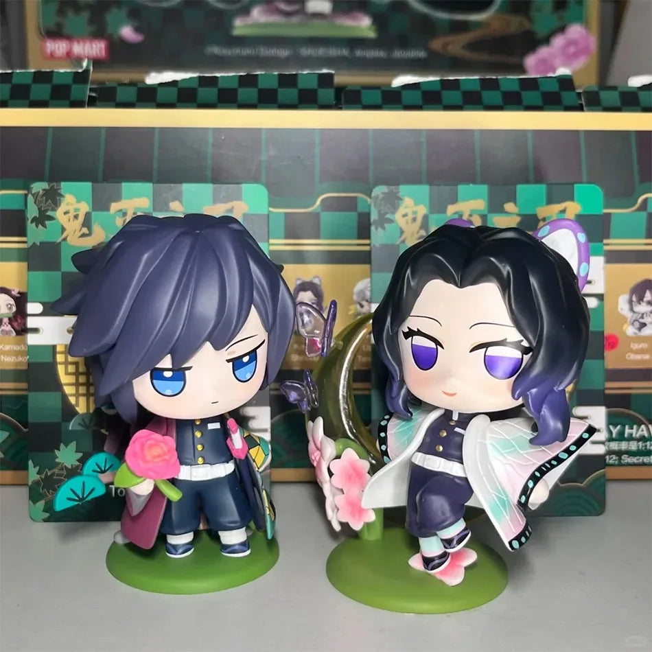 Kit 12 Bonecos Colecionáveis Demon Slayer Versão Q – PVC 6–9cm | Coleção Completa