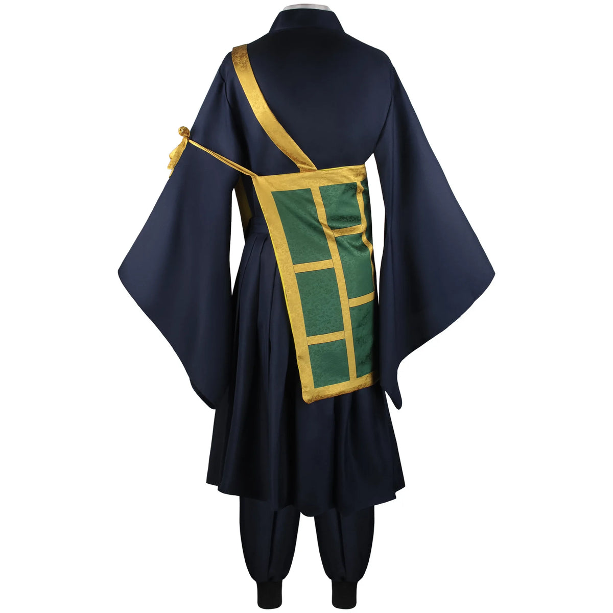 Fantasia Geto Suguru Cosplay – Jujutsu Kaisen | Kimono Preto e Azul com Peruca