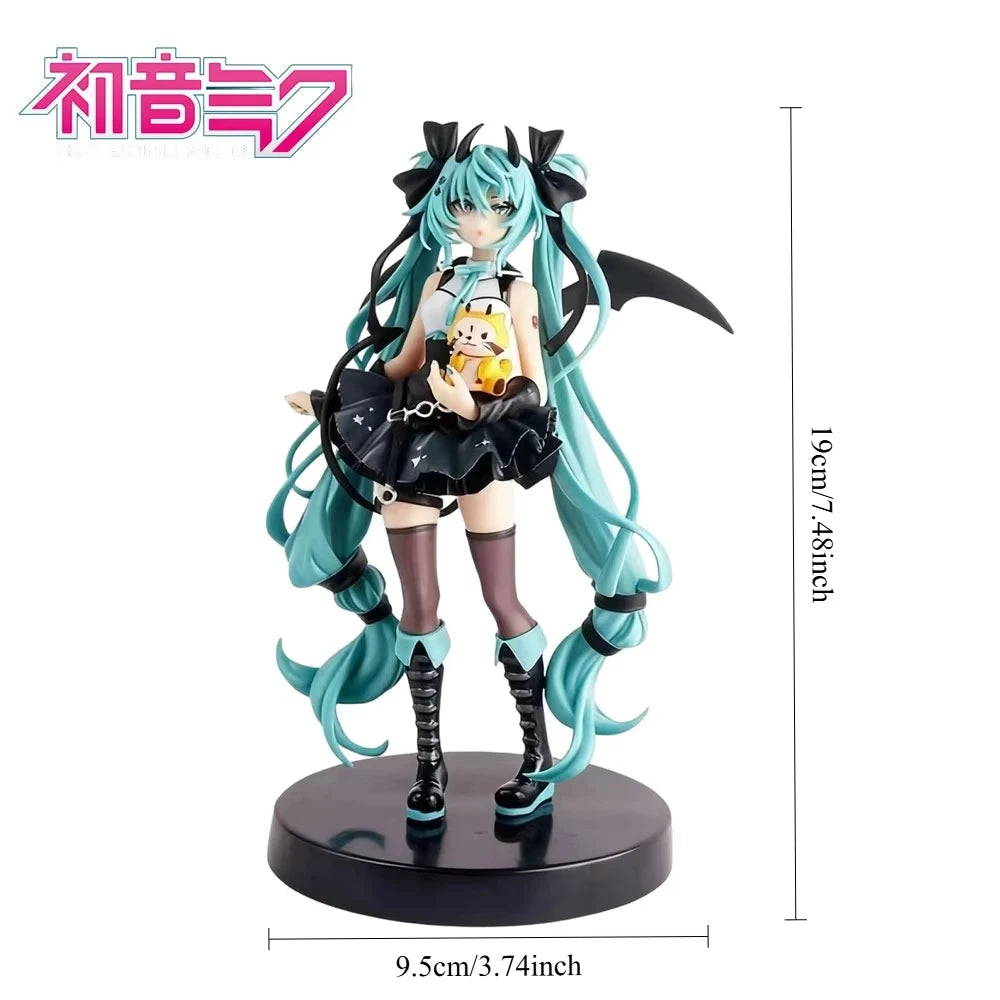 Boneco Colecionável Hatsune Miku Neko Ver. 11cm – PVC Kawaii para Mesa