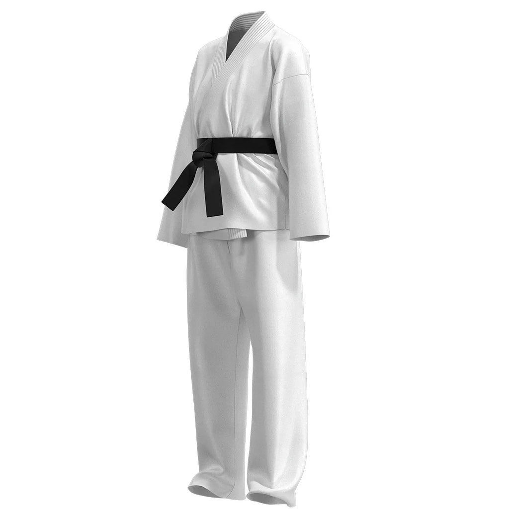 Fantasia Cobra Kai Cosplay – Karatê | Kimono Preto ou Branco para Crianças e Adultos