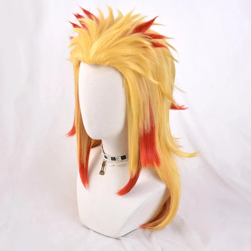 Fantasia Cosplay Rengoku Kyojuro – Demon Slayer / Kimetsu no Yaiba | Adulto e Infantil