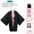 Fantasia Kamado Nezuko Cosplay – Demon Slayer | Kimono para Meninas e Adultos