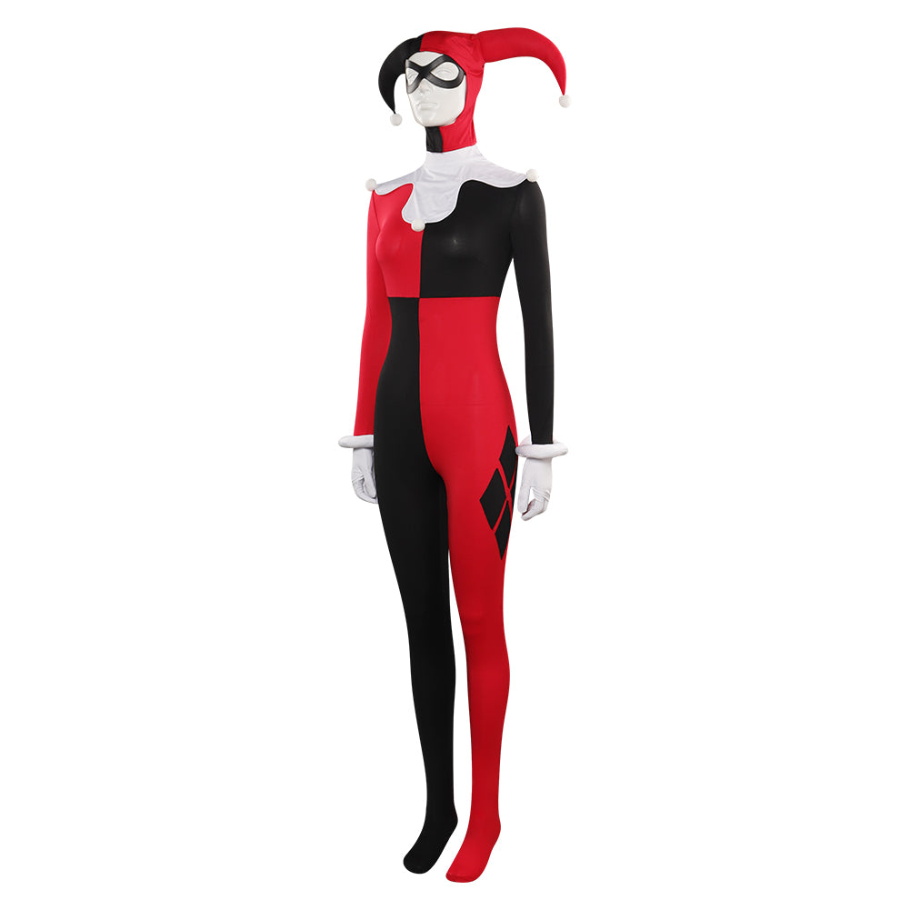 Fantasia Harley Quinn Cosplay – Macacão, Máscara e Acessórios | Halloween e Carnaval