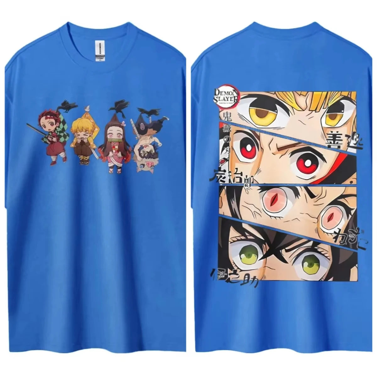Camiseta Infantil Demon Slayer – Tanjiro Kamado | Manga Curta, Unissex, Tamanhos 100–160
