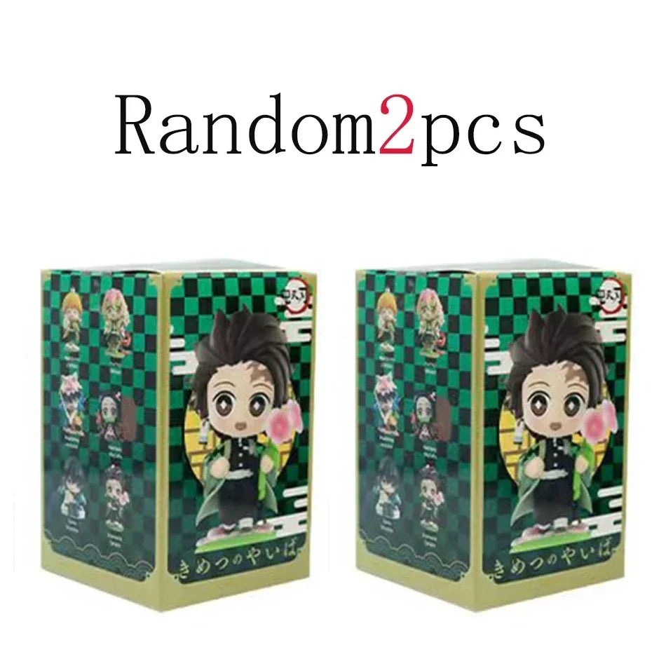 Kit 12 Bonecos Colecionáveis Demon Slayer Versão Q – PVC 6–9cm | Coleção Completa