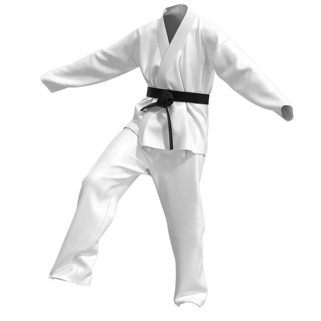 Fantasia Cobra Kai Cosplay – Karatê | Kimono Preto ou Branco para Crianças e Adultos