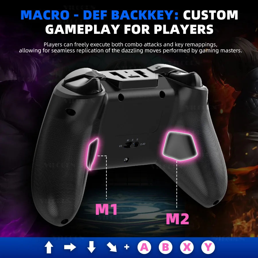 Controle Gamer VILCORN G6 Sem Fio Bluetooth – Joystick Hall Effect | iOS, Android, PC e Switch