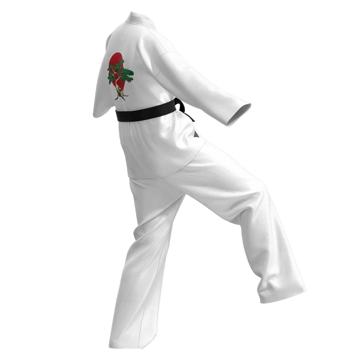 Fantasia Cobra Kai Cosplay – Karatê | Kimono Preto ou Branco para Crianças e Adultos