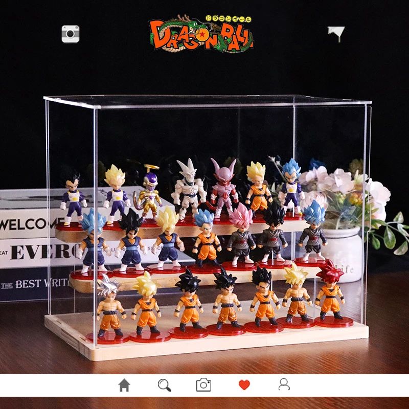 Dragon Ball Z Anime Figura Caixa Mistério 12pcs Aleatória Cápsula Gacha Brinqued