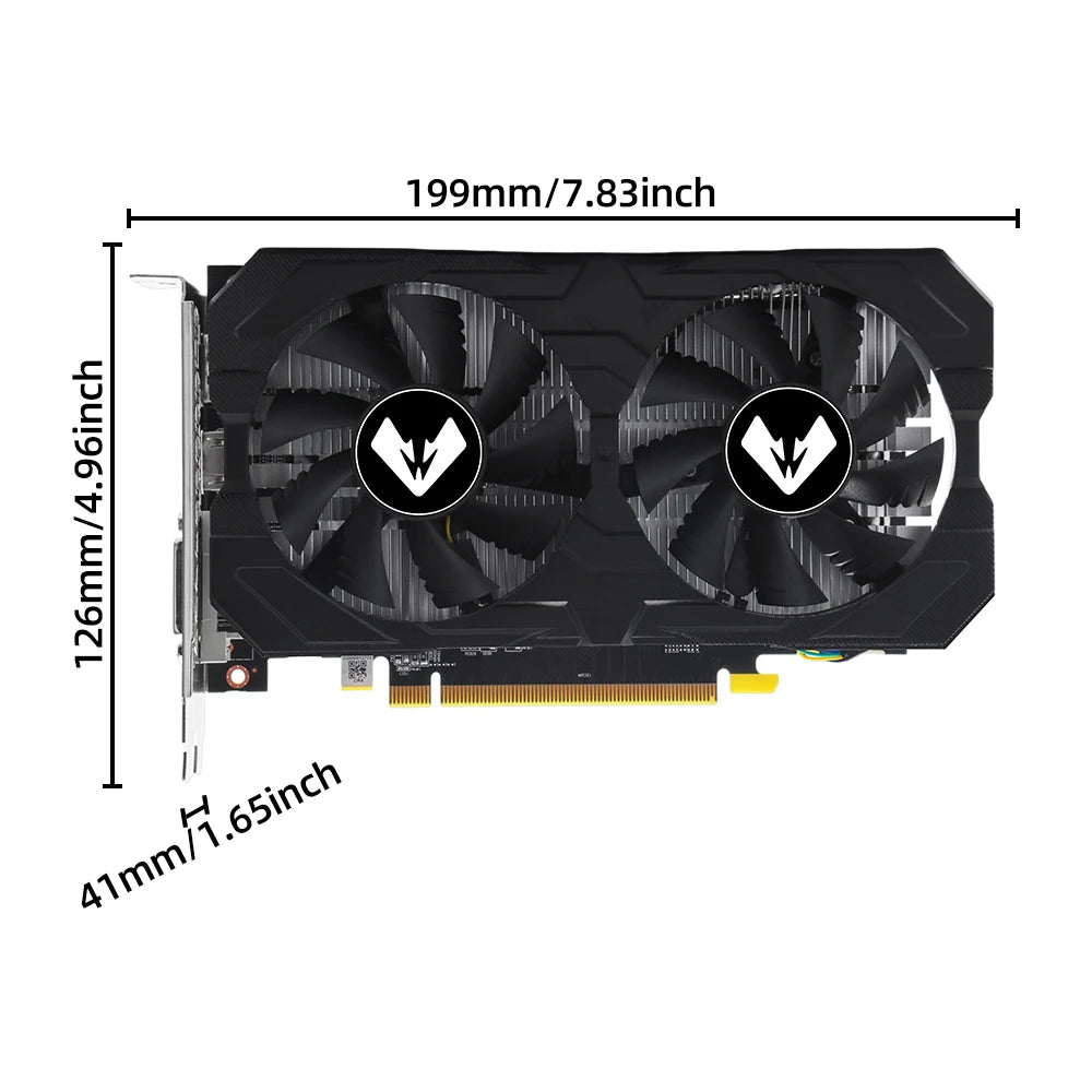 Placa de Vídeo SOYO RX 590 8GB AMD Radeon, memória GDDR5, placa gráfica para jogos e computadores desktop, com entrega no Brasil.