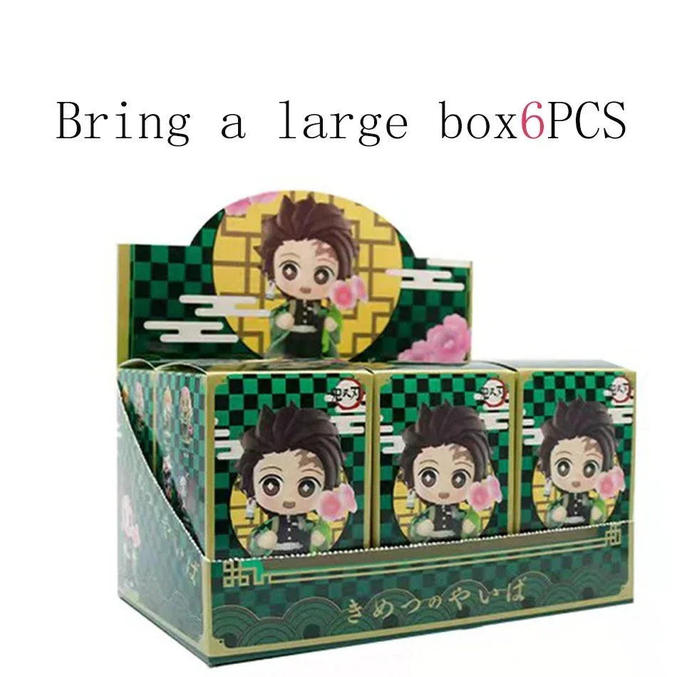 Kit 12 Bonecos Colecionáveis Demon Slayer Versão Q – PVC 6–9cm | Coleção Completa