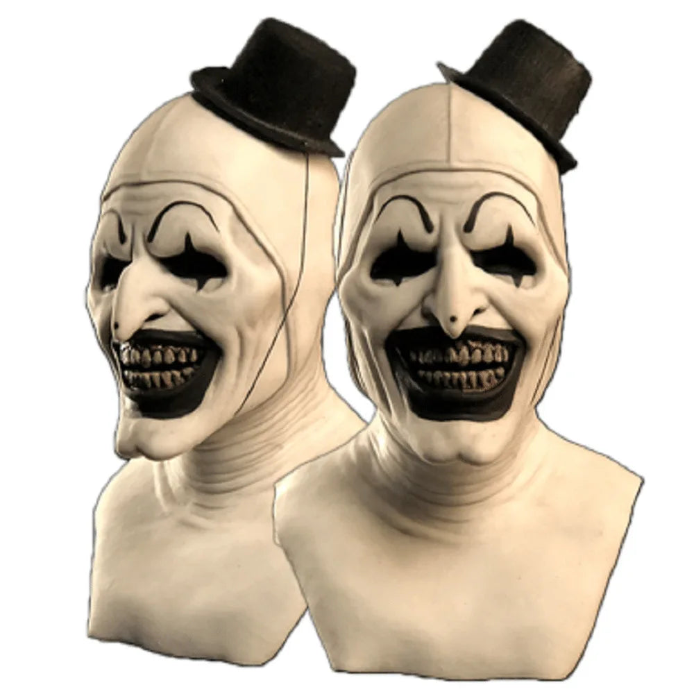 Fantasia Art The Clown Terrifier 2 – Macacão + Máscara de Látex para Halloween