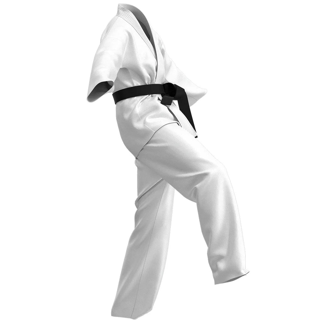 Fantasia Cobra Kai Cosplay – Karatê | Kimono Preto ou Branco para Crianças e Adultos