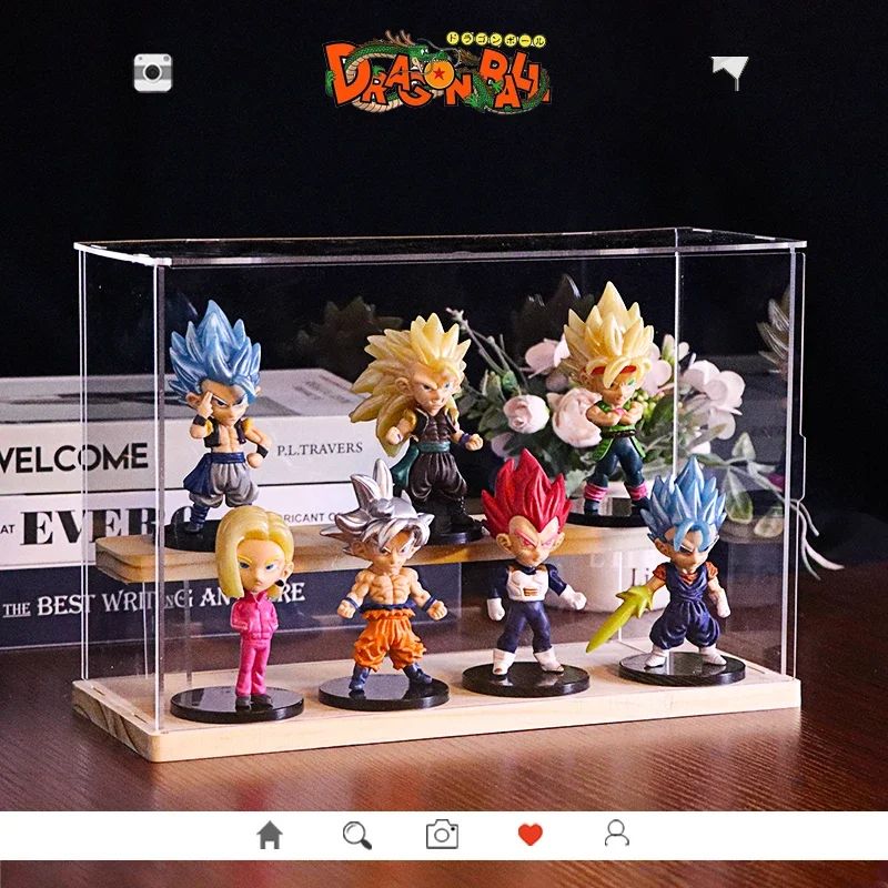 Dragon Ball Z Anime Figura Caixa Mistério 12pcs Aleatória Cápsula Gacha Brinqued