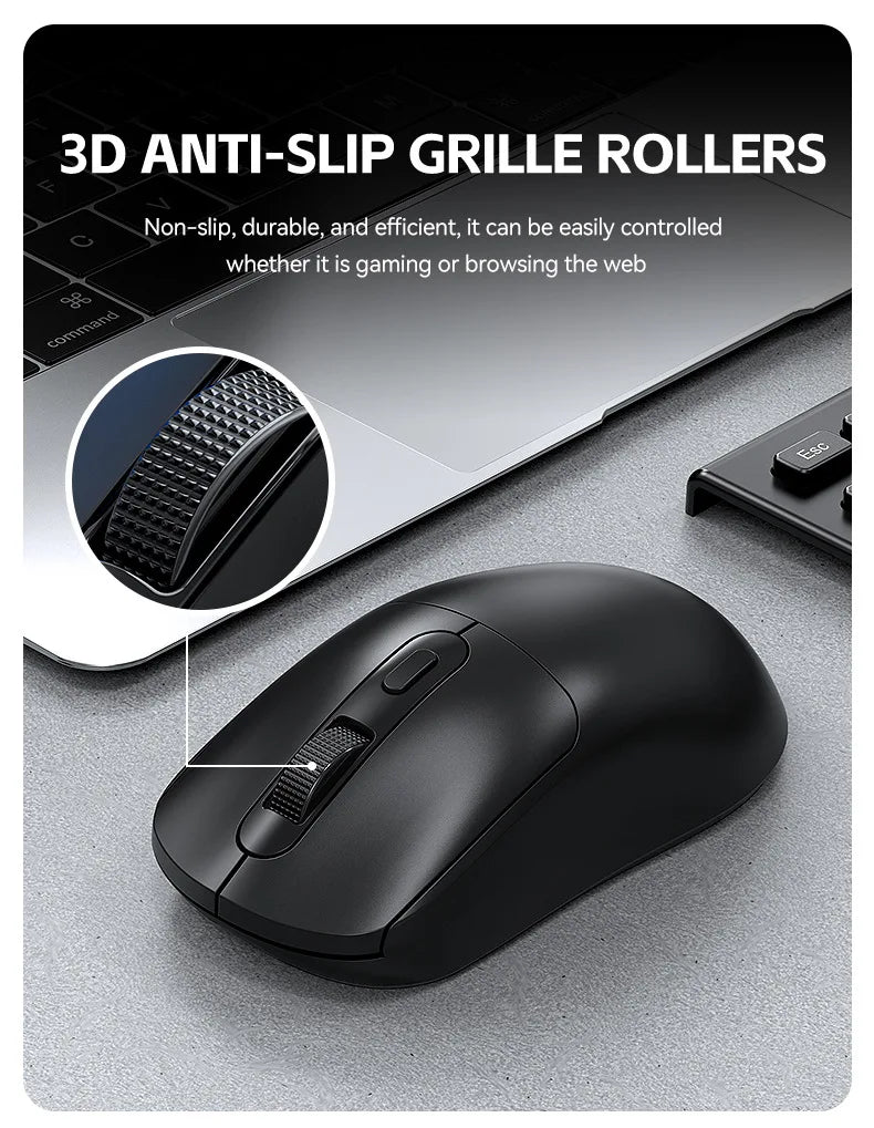 Mouse Gamer Sem Fio Warvank X8 – Bateria 500mAh, Recarga TYPE-C | Notebook e Desktop