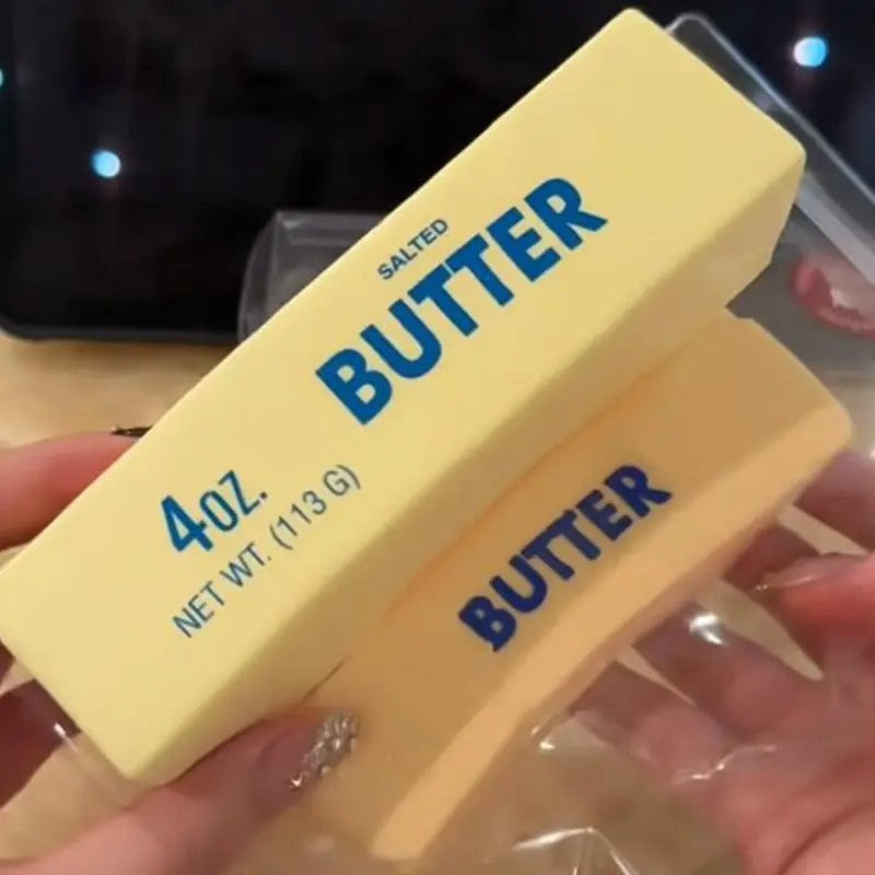 Brinquedo Anti-stress em Forma de Queijo, Bastão Elástico Macio, Brinquedo Engra