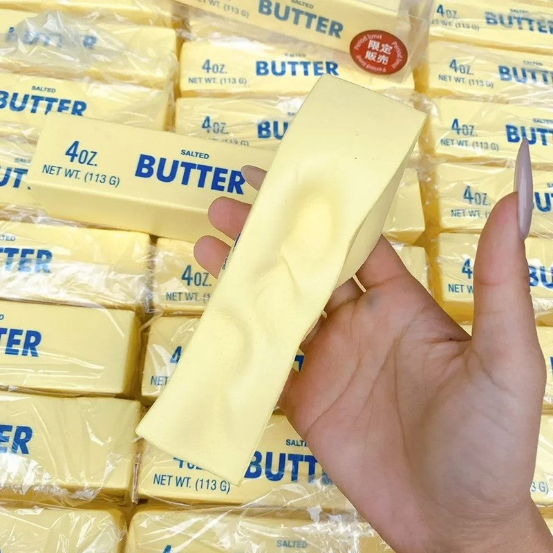 Brinquedo Anti-stress em Forma de Queijo, Bastão Elástico Macio, Brinquedo Engra